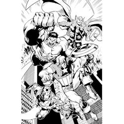 Dibujo Vengadores (Superhéroes y Supervillanos) #179219 para imprimir y colorear