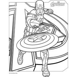 Dibujo para colorear: Vengadores (Superhéroes y Supervillanos) #74018 - Dibujos para Colorear e Imprimir Gratis