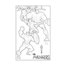 Dibujo Vengadores (Superhéroes y Supervillanos) #74229 para imprimir y colorear