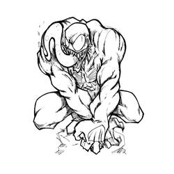 Dibujos para colorear: Venom - Dibujos para Colorear e Imprimir Gratis