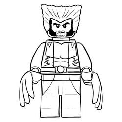 Dibujo para colorear: Wolverine (Superhéroes y Supervillanos) #185627 - Dibujos para Colorear e Imprimir Gratis