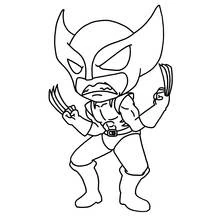 Dibujo para colorear: Wolverine (Superhéroes y Supervillanos) #74847 - Dibujos para Colorear e Imprimir Gratis