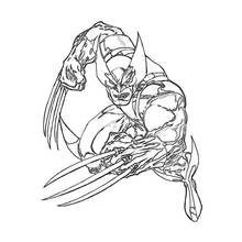 Dibujo para colorear: Wolverine (Superhéroes y Supervillanos) #74850 - Dibujos para Colorear e Imprimir Gratis