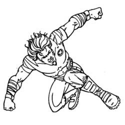 Dibujo para colorear: Wolverine (Superhéroes y Supervillanos) #74851 - Dibujos para Colorear e Imprimir Gratis