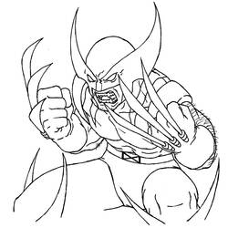 Dibujo para colorear: Wolverine (Superhéroes y Supervillanos) #74855 - Dibujos para Colorear e Imprimir Gratis