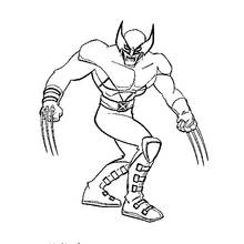 Dibujo para colorear: Wolverine (Superhéroes y Supervillanos) #74864 - Dibujos para Colorear e Imprimir Gratis