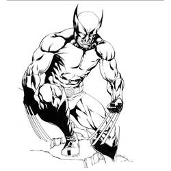 Dibujo para colorear: Wolverine (Superhéroes y Supervillanos) #74870 - Dibujos para Colorear e Imprimir Gratis