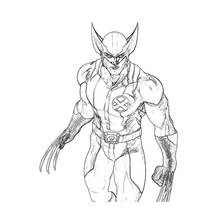 Dibujo para colorear: Wolverine (Superhéroes y Supervillanos) #74886 - Dibujos para Colorear e Imprimir Gratis