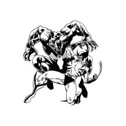 Dibujo para colorear: Wolverine (Superhéroes y Supervillanos) #74890 - Dibujos para Colorear e Imprimir Gratis