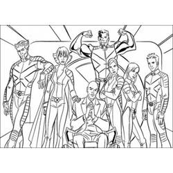 Dibujo para colorear: Wolverine (Superhéroes y Supervillanos) #74911 - Dibujos para Colorear e Imprimir Gratis