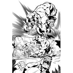 Dibujo para colorear: Wolverine (Superhéroes y Supervillanos) #74916 - Dibujos para Colorear e Imprimir Gratis