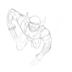 Dibujo para colorear: Wolverine (Superhéroes y Supervillanos) #74956 - Dibujos para Colorear e Imprimir Gratis