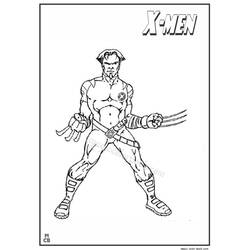 Dibujo para colorear: Wolverine (Superhéroes y Supervillanos) #74958 - Dibujos para Colorear e Imprimir Gratis