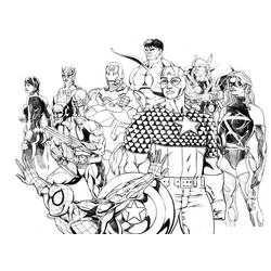Dibujo para colorear: Wolverine (Superhéroes y Supervillanos) #74965 - Dibujos para Colorear e Imprimir Gratis
