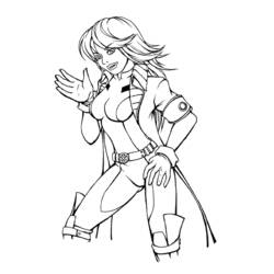 Dibujo para colorear: X-Men (Superhéroes y Supervillanos) #74352 - Dibujos para Colorear e Imprimir Gratis