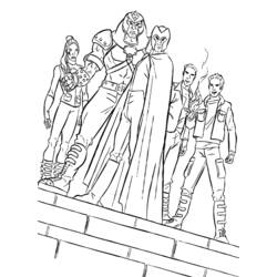 Dibujo para colorear: X-Men (Superhéroes y Supervillanos) #74363 - Dibujos para Colorear e Imprimir Gratis