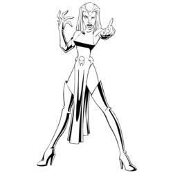 Dibujo para colorear: X-Men (Superhéroes y Supervillanos) #74445 - Dibujos para Colorear e Imprimir Gratis