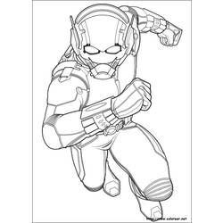 Dibujo para colorear: Ant-Man (Superhéroes) #77670 - Dibujos para colorear