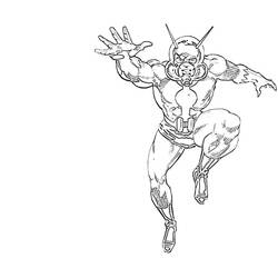 Dibujo para colorear: Ant-Man (Superhéroes) #77681 - Dibujos para colorear