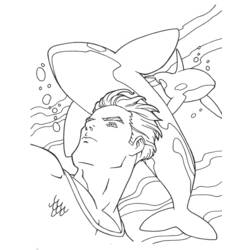 Dibujo para colorear: Aquaman (Superhéroes) #84973 - Dibujos para colorear