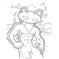 Dibujo para colorear: Aquaman (Superhéroes) #84981 - Dibujos para Colorear e Imprimir Gratis