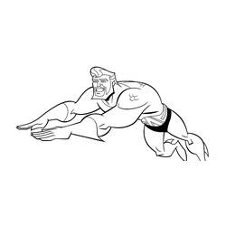 Dibujo para colorear: Aquaman (Superhéroes) #84988 - Dibujos para Colorear e Imprimir Gratis