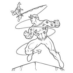 Dibujo para colorear: Aquaman (Superhéroes) #84997 - Dibujos para Colorear e Imprimir Gratis