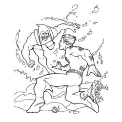 Dibujo para colorear: Aquaman (Superhéroes) #85010 - Dibujos para Colorear e Imprimir Gratis