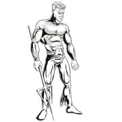 Dibujo para colorear: Aquaman (Superhéroes) #85013 - Dibujos para colorear
