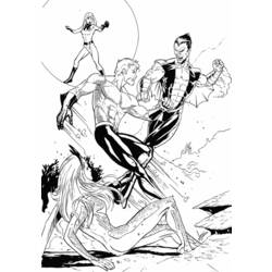 Dibujo para colorear: Aquaman (Superhéroes) #85026 - Dibujos para colorear