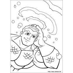 Dibujo para colorear: Aquaman (Superhéroes) #85051 - Dibujos para Colorear e Imprimir Gratis