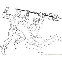 Dibujo para colorear: Aquaman (Superhéroes) #85087 - Dibujos para colorear