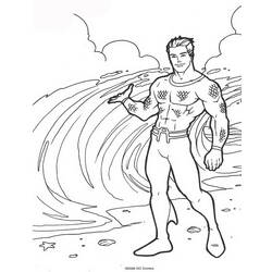 Dibujo para colorear: Aquaman (Superhéroes) #85153 - Dibujos para colorear