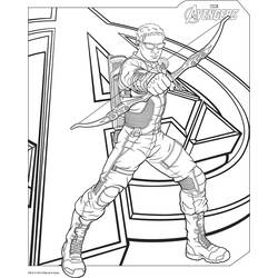 Dibujo para colorear: Avengers (Superhéroes) #74024 - Dibujos para Colorear e Imprimir Gratis