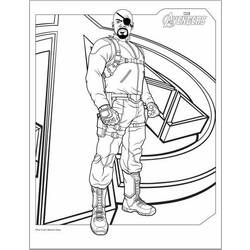 Dibujo para colorear: Avengers (Superhéroes) #74037 - Dibujos para Colorear e Imprimir Gratis