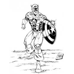 Dibujo para colorear: Avengers (Superhéroes) #74049 - Dibujos para Colorear e Imprimir Gratis
