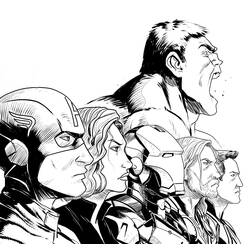 Dibujo para colorear: Avengers (Superhéroes) #74059 - Dibujos para colorear