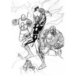 Dibujo para colorear: Avengers (Superhéroes) #74092 - Dibujos para Colorear e Imprimir Gratis