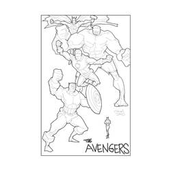Dibujo para colorear: Avengers (Superhéroes) #74229 - Dibujos para Colorear e Imprimir Gratis