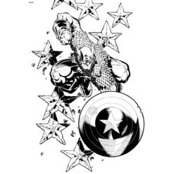 Dibujo para colorear: Avengers (Superhéroes) #74261 - Dibujos para Colorear e Imprimir Gratis