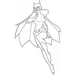 Dibujo para colorear: Batgirl (Superhéroes) #77734 - Dibujos para colorear