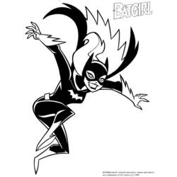 Dibujo para colorear: Batgirl (Superhéroes) #77738 - Dibujos para colorear