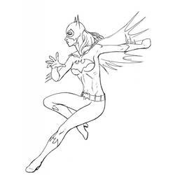 Dibujo para colorear: Batgirl (Superhéroes) #77746 - Dibujos para colorear