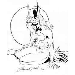 Dibujo para colorear: Batgirl (Superhéroes) #77749 - Dibujos para colorear