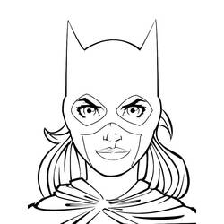 Dibujo para colorear: Batgirl (Superhéroes) #77773 - Dibujos para colorear