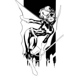 Dibujo para colorear: Batgirl (Superhéroes) #77871 - Dibujos para colorear