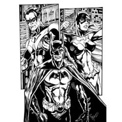 Dibujo para colorear: Batgirl (Superhéroes) #77898 - Dibujos para colorear