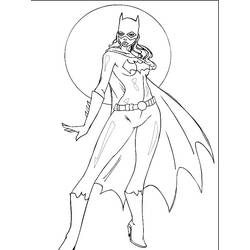 Dibujo para colorear: Batgirl (Superhéroes) #77908 - Dibujos para colorear