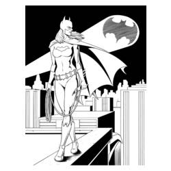 Dibujo para colorear: Batgirl (Superhéroes) #77911 - Dibujos para colorear