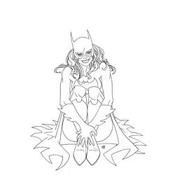 Dibujo para colorear: Batgirl (Superhéroes) #77960 - Dibujos para colorear